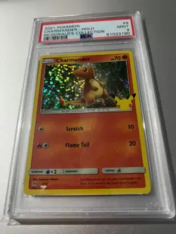 Pokemon Charmander PSA 9/25 McDonalds 25th Anniversary Holo Promo PSA 9 Mint - Image 2
