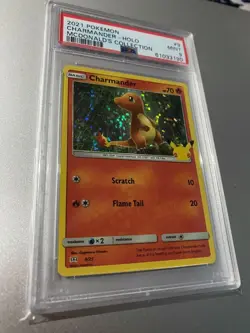 Pokemon Charmander PSA 9/25 McDonalds 25th Anniversary Holo Promo PSA 9 Mint - Image 4