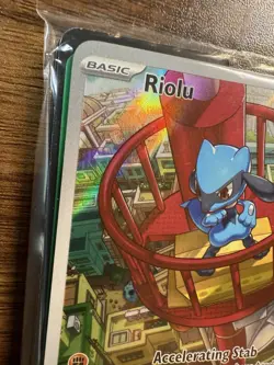 Riolu & Alakazam Mega Evolution ETB Promos SEALED-ISH ⭐Pokemon Center⭐ Stamped - Image 3