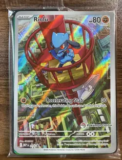Riolu & Alakazam Mega Evolution ETB Promos SEALED-ISH ⭐Pokemon Center⭐ Stamped - Image 4