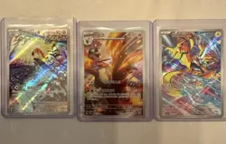 Pokemon TCG Lot of 3 JP/KR Full Art Rares Screamtail, Blaziken, Zeraora NM - Image 1