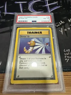 1999 Pokemon Basic Set Scoop Up PSA 4 - Image 1