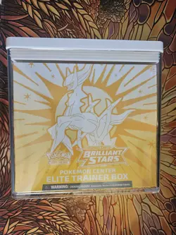 Pokemon TCG Brilliant Stars Pokemon Center Exclusive ETB Sealed with Case! 820650850066 - Image 1