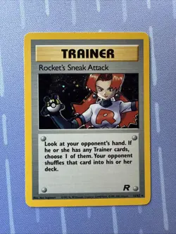 Rocket's Sneak Attack 16/82 HOLO - Team Rocket VINTAGE Pokemon 2000 - Image 2