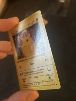 PIKACHU 1ST EDITION SHADOWLESS YELLOW CHEEKS 1999 POKEMON #58/102 TCG - Image 3