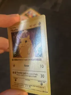 PIKACHU 1ST EDITION SHADOWLESS YELLOW CHEEKS 1999 POKEMON #58/102 TCG - Image 4
