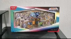 Pokemon TCG Prismatic Evolutions Lucario Ex + Tyranitar Ex Premium Collection - Image 1
