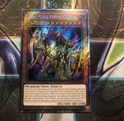 *** TOON BLACK LUSTER SOLDIER *** PLATINUM SECRET RARE RA03-EN272 YUGIOH! - Image 1