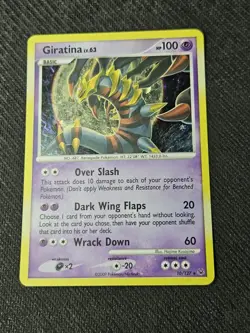 Giratina LV.63 Holo Rare Card #10/127 Vintage LP - Image 1