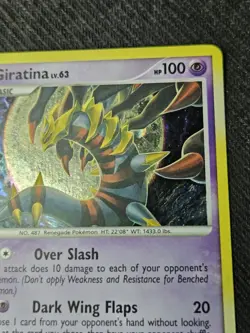 Giratina LV.63 Holo Rare Card #10/127 Vintage LP - Image 3