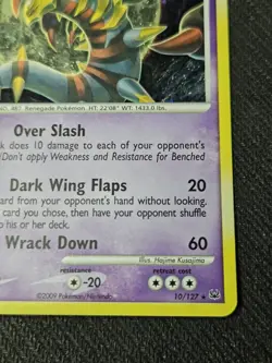 Giratina LV.63 Holo Rare Card #10/127 Vintage LP - Image 4