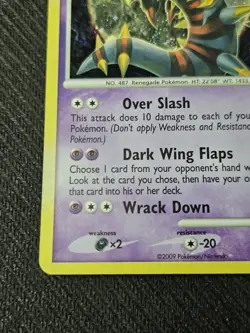 Giratina LV.63 Holo Rare Card #10/127 Vintage LP - Image 5
