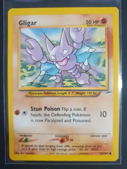 Gligar 67/105 - Neo Destiny Set - Pokemon Card - Excellent Condition - Image 1