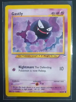Gastly 65/105 - Neo Destiny Set - Pokemon Card - Excellent Condition - Image 1