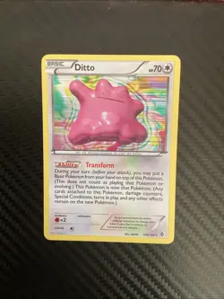 Ditto 108/149 Pokemon Card TCG Boundaries Crossed Holo LP - Image 1