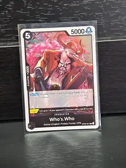 One Piece Card Game Who's-Who Animal Kingdom Pirates OP08-091 - Image 1