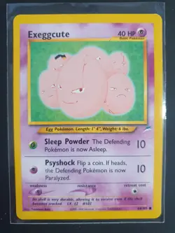 Exeggcute 64/105 - Neo Destiny Set - Pokemon Card - Excellent Condition - Image 1