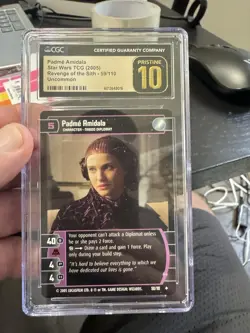 2005 Star Wars TCG Padme Amidala Revenge of the Sith Card #59 Grade 10 🔥 - Image 1