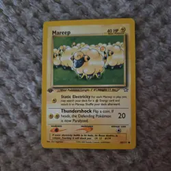 Mareep 65/111 1st Edition Neo Genesis Pokemon Card - Image 1