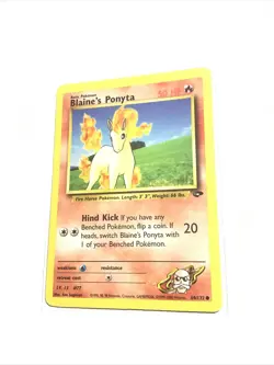 BLAINE'S PONYTA - 64/132 - Gym Challenge - Pokemon Card - PL - Image 1