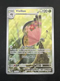Vivillon 193/191 Sv08: Surging Sparks Pokemon TCG 2024 NM Illustration Rare Card - Image 1