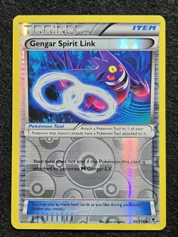 Gengar Spirit Link 95/119 Reverse Holo XY Phantom Forces Pokemon Card - Image 1