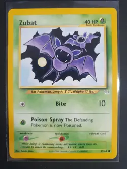 Zubat 59/64 - Neo Revelation Set - Pokemon Card - Excellent Condition - Image 1