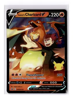 Lance's Charizard V - SWSH133 Sword & Shield Black Star Promo Card - LP - Image 1