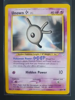 Unown [K] 58/64 - Neo Revelation Set - Pokemon Card - Excellent Condition - Image 1
