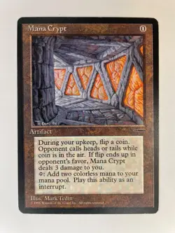 Mana Crypt - Harper Prism Promo MTG - Moderately Played - Rare Artifact - Image 1