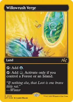 MTG Foil - Willowrush Verge (First-Place Foil) - 506 / NM / English - Image 1