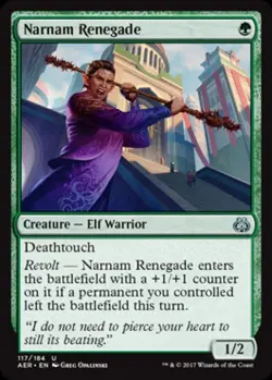 Narnam Renegade - Light Play MTG Aether Revolt - Image 1