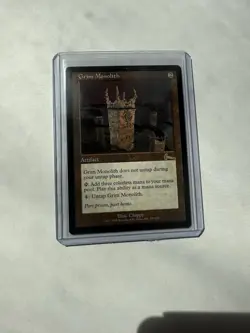 Grim Monolith Urza’s Legacy 1999 Near Mint Mtg Magic The Gathering Illus. Chippy - Image 1