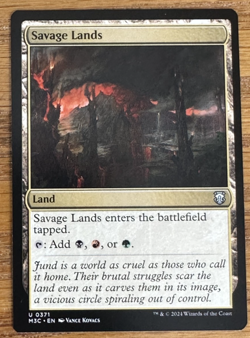MTG Modern Horizons 3 Commander, Savage Lands - Image 1