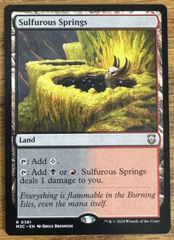 MTG Modern Horizons 3 Commander, Sulfurious Springs - Image 1