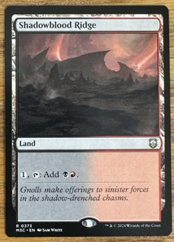 MTG Modern Horizons 3 Commander, Shadowblood Ridge - Image 1