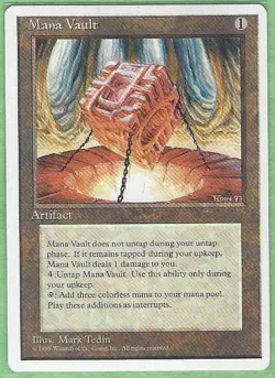 MTG Magic the Gathering - Mana Vault 4th Edition NM - Image 1