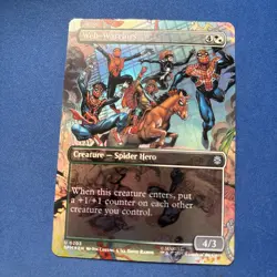 Marvel's Spider-Man Web-Warriors Borderless Foil MTG - Image 1