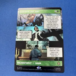 FOIL Borderless KRAVEN'S LAST HUNT Marvel's Spider-Man 1 Rare MTG - Image 1