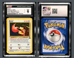 PSA 9 Mint - EEVEE HOLO - Pokemon TCG: 2000 WotC Black Star Promo #11 48332251 - Image 3