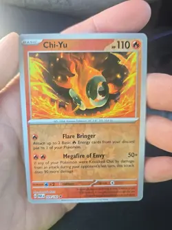 Chi-Yu 029/182 Reverse Holo SV04: Paradox Rift Pokemon TCG - Image 1