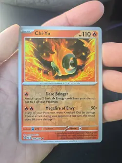 Chi-Yu 029/182 Reverse Holo SV04: Paradox Rift Pokemon TCG - Image 2
