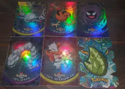 Topps Pokemon Cards Bundle. Rainbow Holo, Die Cut. Blue Logo/label. 1999 - Image 1