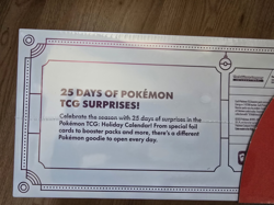 NIB Pokemon TCG 2025 Holiday Advent Calendar Bundle Costco Exclusive Sealed Blue - Image 3