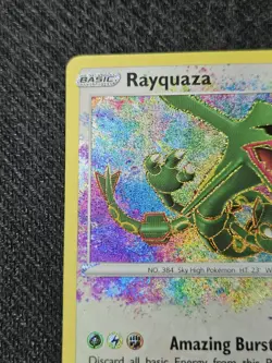 Pokemon Sword & Shield Vivid Voltage Rayquaza 138/185 Amazing Rare NM - Image 2