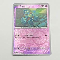 Golett Pokemon Scarlet Violet Black Bolt Reverse Holo 042/086 - Image 1
