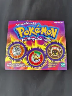 1999 Pokemon Battling Coin Game - 3 Coins Machop, Ponyta, Kabuto - Image 1