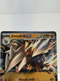 Pokemon TCG Black Bolt Excadrill EX Holo 46/86 - FULL CRIMP ERROR NM-M - Image 2