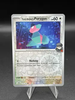 Team Rocket's Porygon 153/182 (REVERSE HOLO) Pokemon TCG: Destined Rivals NM/M - Image 1