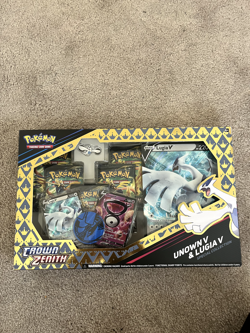Pokemon Crown Zenith Unown V & Lugia V Special Collection Sealed - Image 1